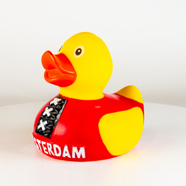 Niederlande - gelb mit rotem Shirt - "Amsterdam" mit Stadtwappen (George Shop)