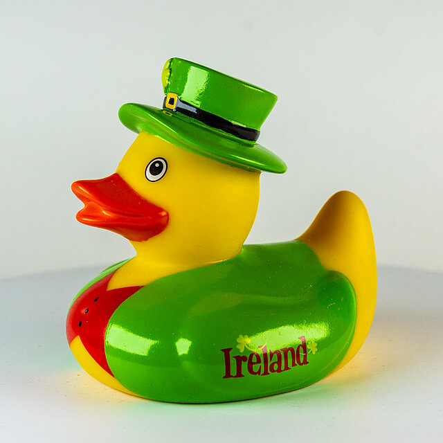 Irland - im Anzug mit grünem St. Patrick Hut, Kleeblatt, Ireland - Shamrock Gift Company