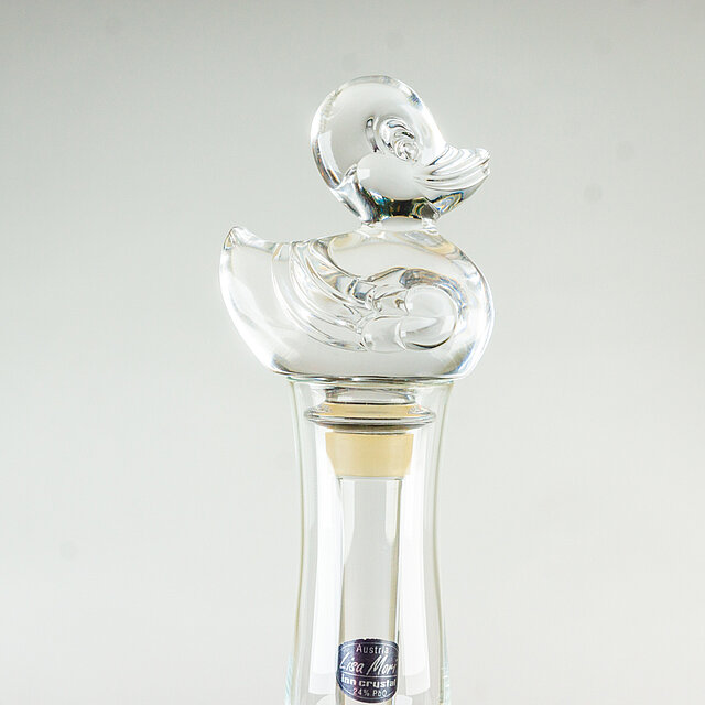 Glas-Ente - Flaschenstopfen - "Lisa Mari, Inn Crystal"