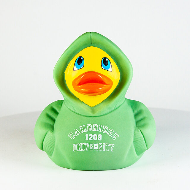 Hoodie grün - "Cambridge University 1209" (bubblesqueak)