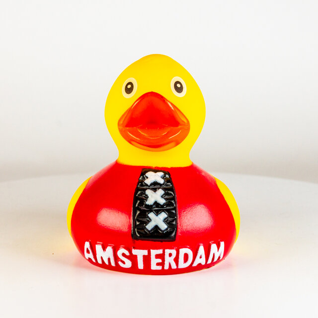 Niederlande - gelb mit rotem Shirt - "Amsterdam" mit Stadtwappen (George Shop)