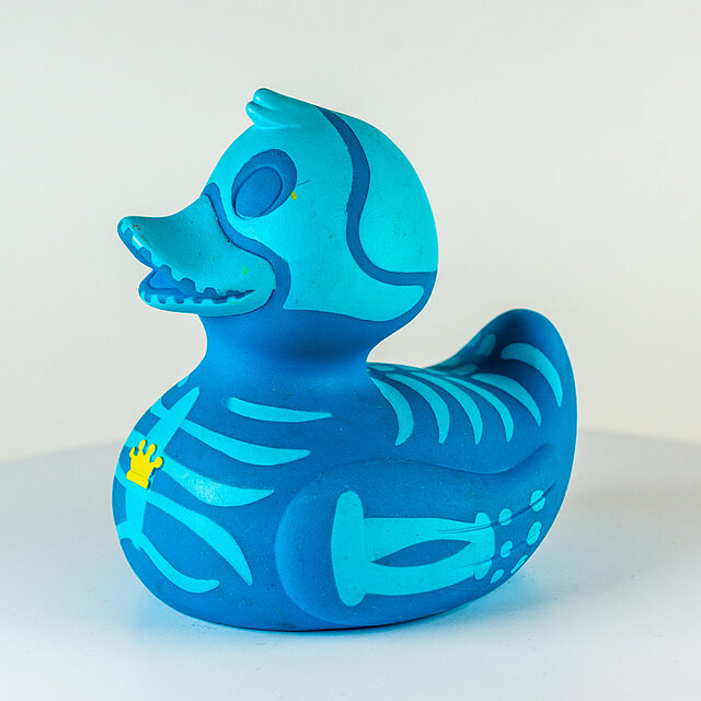 Royal Ducks // Skelett, X-Ray, Röntgen (blau) "Out of the blue" Royal Ducks // Skelett, X-Ray, Röntgen (blau) "Out of the blue"