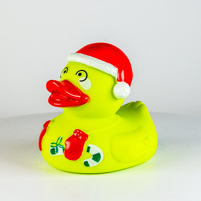 * Grün, rote Weihnachtsmütze, Handschuhe, Zuckerstange- "Santa"