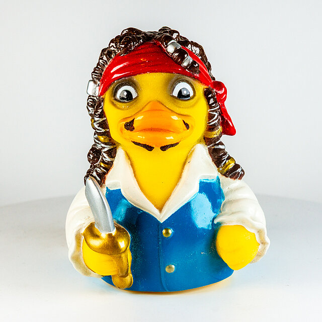 Captain Quack Mallard - Pirates of the Quackibbean - Jack Sparrow (Johnny Depp) - Celebriduck